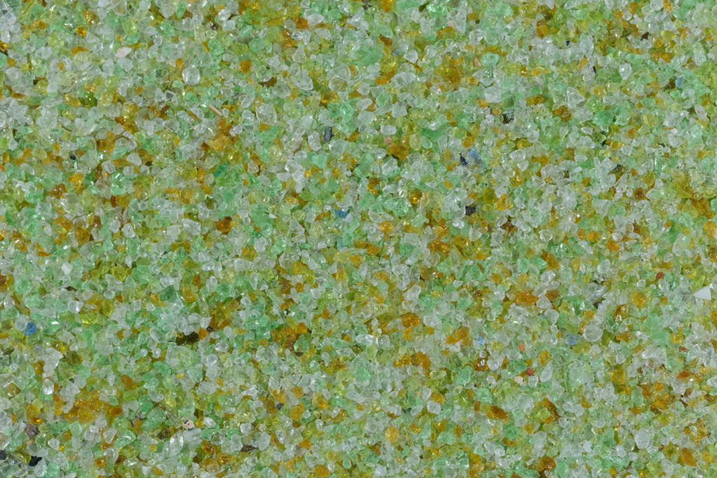 Glassia recycled glass grit